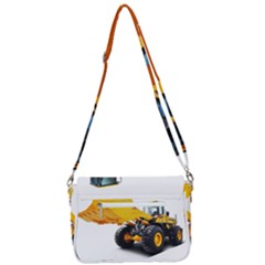 Shoulder Bag with Back Zipper 