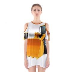 Shoulder Cutout One Piece Dress 