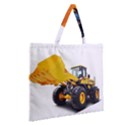 Zipper Large Tote Bag 