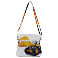 Zipper Messenger Bag 