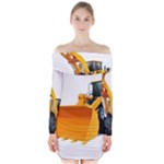 937h 1 955n 2 955n 1 932 1 Long Sleeve Off Shoulder Dress