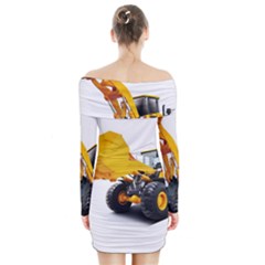 Long Sleeve Off Shoulder Dress 