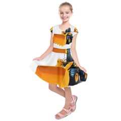 Kids  Short Sleeve Dress 