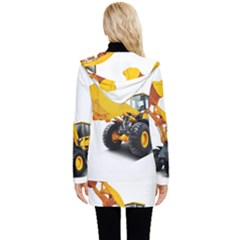 Button Up Hooded Coat  