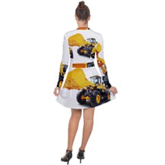 Long Sleeve Panel Dress 