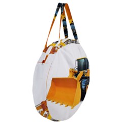 Giant Round Zipper Tote 
