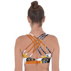 Cross String Back Sports Bra 