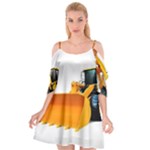 937h 1 955n 2 955n 1 932 1 Cutout Spaghetti Strap Chiffon Dress
