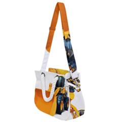 Rope Handles Shoulder Strap Bag 