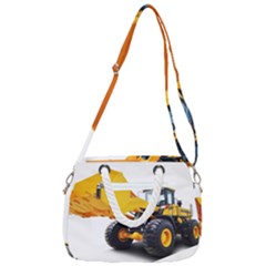 Rope Handles Shoulder Strap Bag 