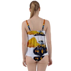 Twist Front Tankini Set 