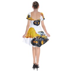 Short Sleeve Bardot Dress 