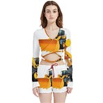 937h 1 955n 2 955n 1 932 1 Velvet Wrap Crop Top and Shorts Set