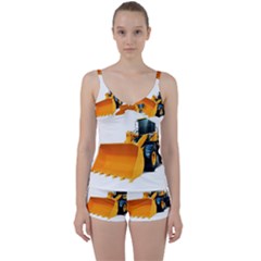 Tie Front Two Piece Tankini 