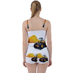Tie Front Two Piece Tankini 