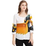 937h 1 955n 2 955n 1 932 1 Chiffon Quarter Sleeve Blouse