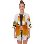 937h 1 955n 2 955n 1 932 1 Open Front Chiffon Kimono
