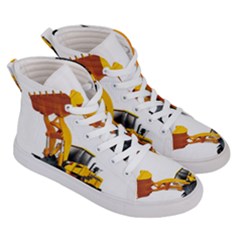 Women s Hi-Top Skate Sneakers 
