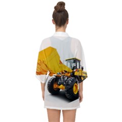 Half Sleeve Chiffon Kimono 