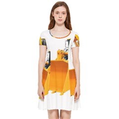 Inside Out Cap Sleeve Dress 