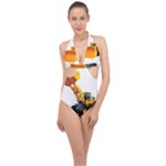 937h 1 955n 2 955n 1 932 1 Halter Front Plunge Swimsuit