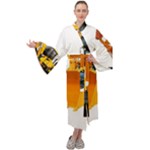 937h 1 955n 2 955n 1 932 1 Maxi Velour Kimono