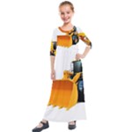 937h 1 955n 2 955n 1 932 1 Kids  Quarter Sleeve Maxi Dress