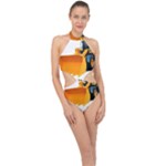 937h 1 955n 2 955n 1 932 1 Halter Side Cut Swimsuit