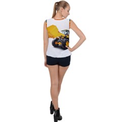 Bubble Hem Chiffon Tank Top 