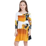937h 1 955n 2 955n 1 932 1 Kids  Quarter Sleeve Skater Dress