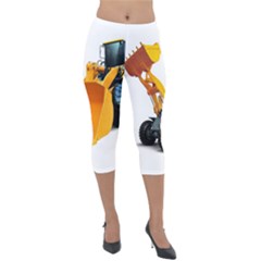 Lightweight Velour Capri Leggings  