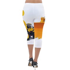 Lightweight Velour Capri Leggings  