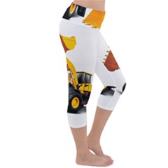 Lightweight Velour Capri Yoga Leggings 