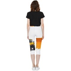 Inside Out Lightweight Velour Capri Leggings  
