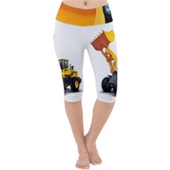 Lightweight Velour Cropped Yoga Leggings 