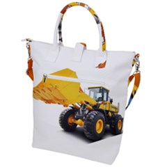 Buckle Top Tote Bag 