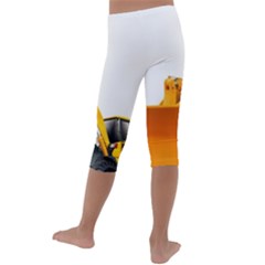 Kids  Lightweight Velour Capri Leggings  