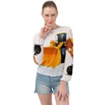 937h 1 955n 2 955n 1 932 1 Banded Bottom Chiffon Top