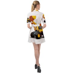 Belted Shirt Dress 