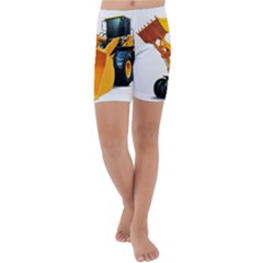 Kids  Lightweight Velour Capri Yoga Leggings 