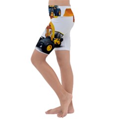 Kids  Lightweight Velour Cropped Yoga Leggings 