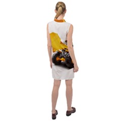 Sleeveless Shirt Dress 