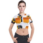 937h 1 955n 2 955n 1 932 1 Short Sleeve Cropped Jacket