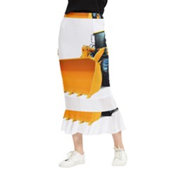 Maxi Fishtail Chiffon Skirt 