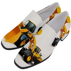 Women Slip On Heel Loafers 