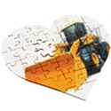Wooden Puzzle Heart 