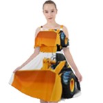 937h 1 955n 2 955n 1 932 1 Cut Out Shoulders Chiffon Dress