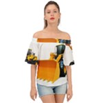 937h 1 955n 2 955n 1 932 1 Off Shoulder Short Sleeve Top