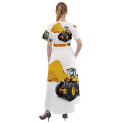 Front Wrap High Low Dress 