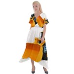 937h 1 955n 2 955n 1 932 1 Cross Front Sharkbite Hem Maxi Dress